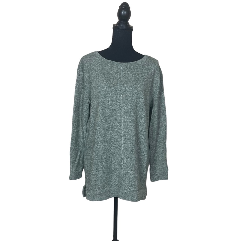 Victoria’s Secret Marled French Terry Tunic Sweatshirt with Back Opening